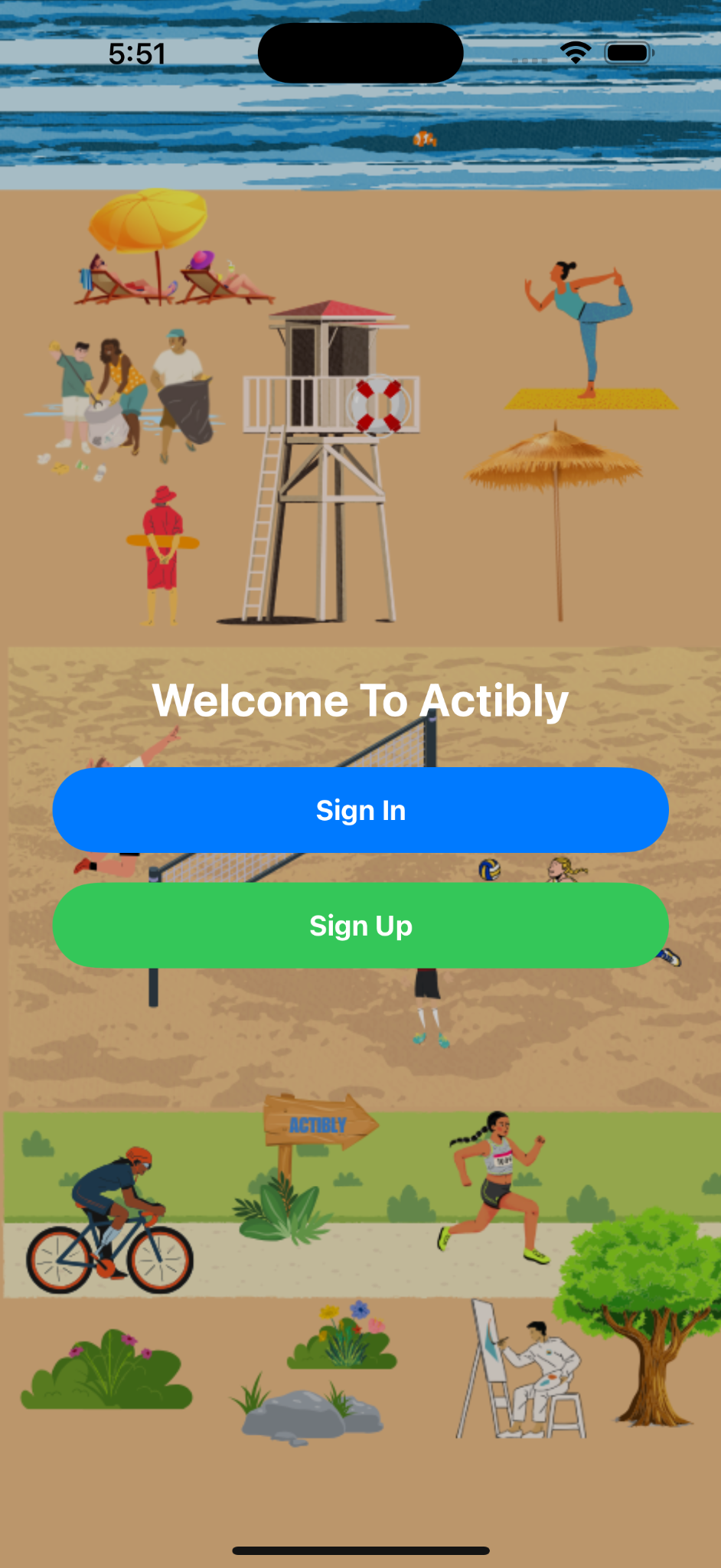 Actibly app screenshot